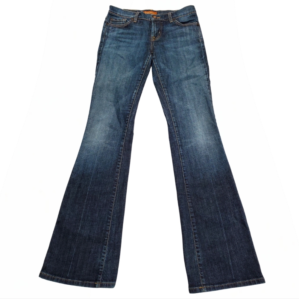 David Kahn Blue Flare Wide Leg Jeans Size 26